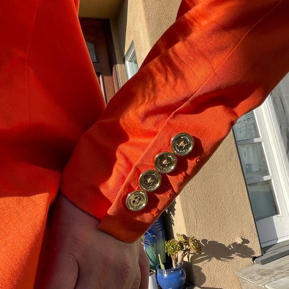 Michael Kors Orange Blazer - Picture 6 of 15